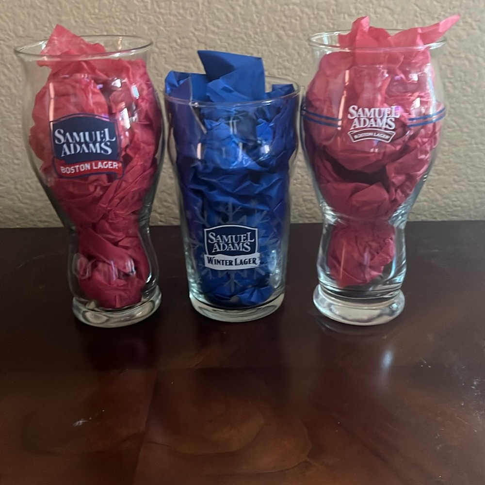EUC Samuel Adams Beer Glasses